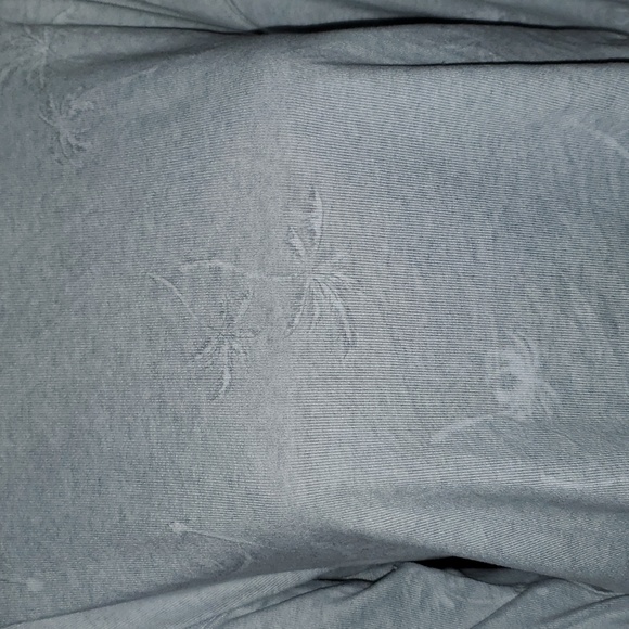 Cozie s imprinted palm trees buttery soft crop sweater - Picture 3 of 7